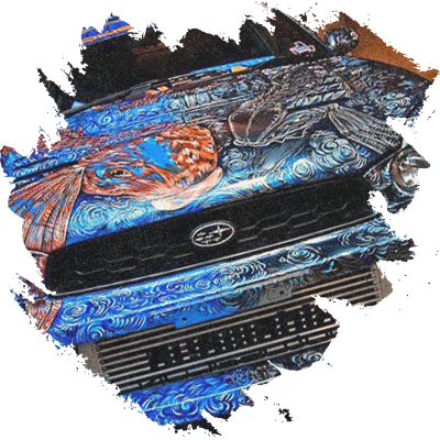 Custom painting job car service